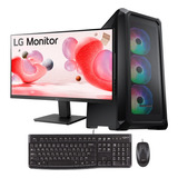 Emsamble + Monitor Lg24 100hz Ips + Combo Teclado Mouse