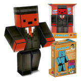 Boneco Kadu 25cm Minecraft Articulado Brinquedo Original 