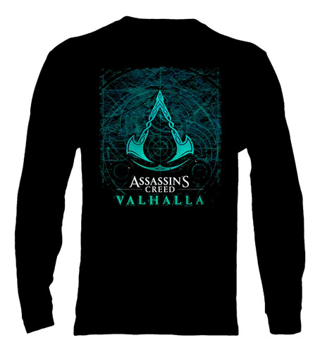 Polera Manga Larga Assassin's Creed Valhalla - Vale Gamess