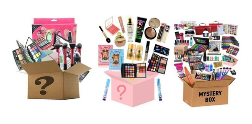 Caja Sorpresa 100 Pzs De Cosmeticos Y Maquillaje