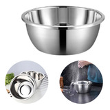 Bowl Tigela Bacia Inox Escovado Médio Reforçado 20cm Salada