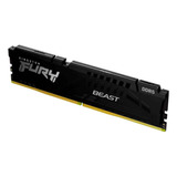 Memória Kingston Fury Beast Black 32gb Ddr5 5200mhz 1.25v