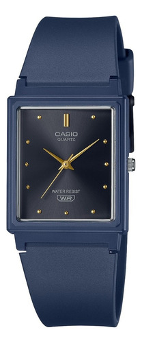 Reloj Hombre Casio Vintage Mq-38uc-2a1 Joyeria Esponda Color De La Malla Azul Color Del Bisel Azul Color Del Fondo Negro