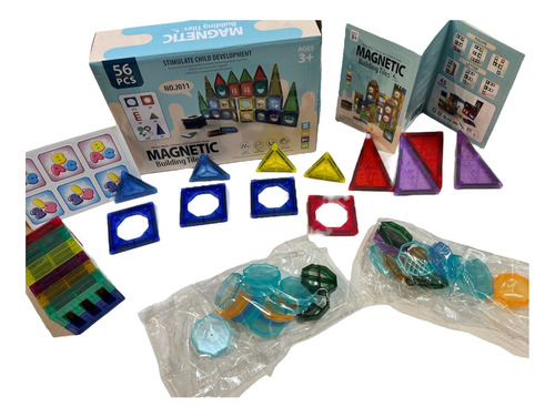 Bloques Magneticos De Construcción 56 Pcs Juguete De Niños 