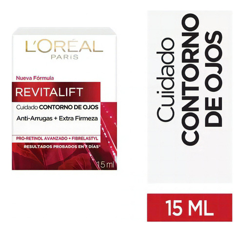 Contorno De Ojos L'oréal Paris Anti-arrugas Revitalift 15ml