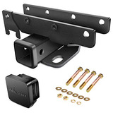 2 Inch Rear Bumper Tow Trailer Hitch Receiver Kit Compa...