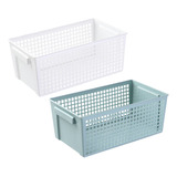 Cajones Organizadores, Caja De Almacenamiento De Plástico, 2