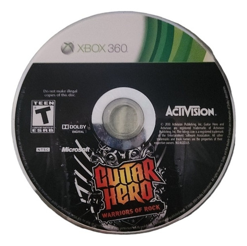 Guitar Hero Warriors Of Rocks Xbox 360 Fisico
