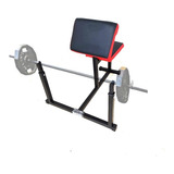 Silla Banco Predicador Para Biceps Soporte Pesas