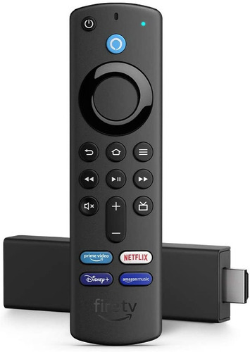 Amazon Fire Tv Stick 4k Controle De Voz 4k 8gb Preto + Nf 