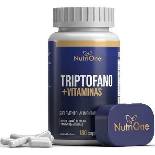 Triptofano + Vitaminas 500mg 180 Cápsulas - Nutrione