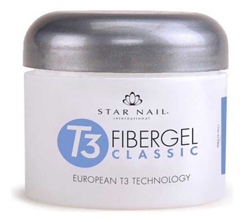 Gel T3 Fibergel Pink Star Nail Internacional 28g 