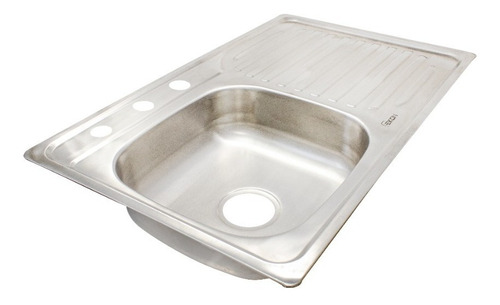 Tarja De Empotrar Escurridor Derecho 80x50 Acero Inox Cocina