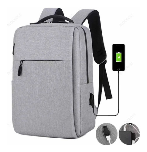 Mochila Impermeável Para Notebook 15,6 Polegadas