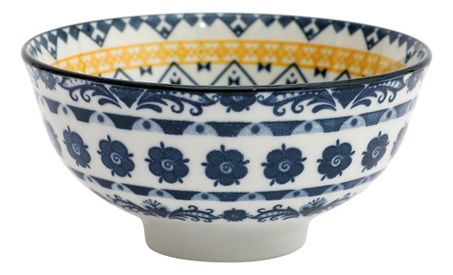 Bowl Cerâmica Tigela Cumbuca Decorativo Sopeira Estampada