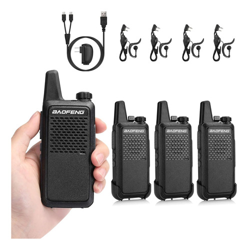 Gt-22 Walkie Talkies Adultos Recargables, Radios De Dos...