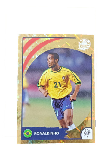 Figurita Legend 9 Ronaldinho Copa America Usa 2024 Brillante