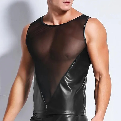 Playera Superstrap Cuero Trans Sexy