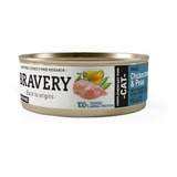 Alimento Humedo Para Gatos Bravery Pollo Y Guisantes 70 G