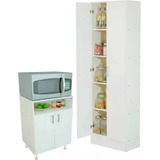 Combo Cocina Despensero 1,80 Mts + Porta Microondas Express