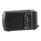 Radio Portatil Am/fm A Pilas/220v C/audifonos Philco Ic-x40 