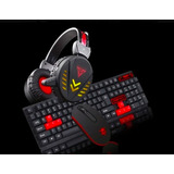 Combo Gamer 4 En1(mouse, Teclado, Audífonos Y Padmouse) 