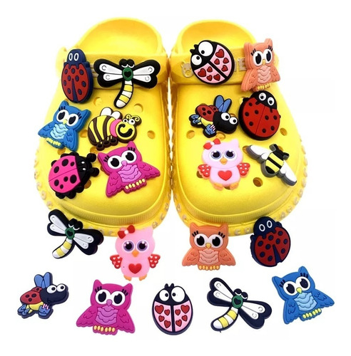 5 Jibz Charms Crocs Sandalias Jibbitz Decoración Accesorios