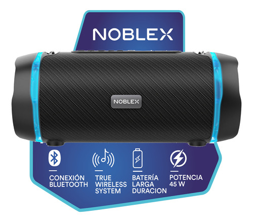 Parlante Bluetooth Noblex Psb1000p 45w Portátil Tws Negro