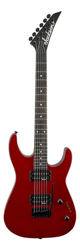 Guitarra Eléctrica Jackson Js Series Js11 Dinky De Álamo Metallic Red Metalizado Con Diapasón De Amaranto