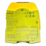  Pilz Safety Relay Pnoz S4 C 24vdc 3n/o 1n/c Relevador