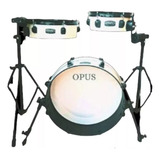 Bateria Rmv Opus Branca Super Compacta C/ 3 Tambores