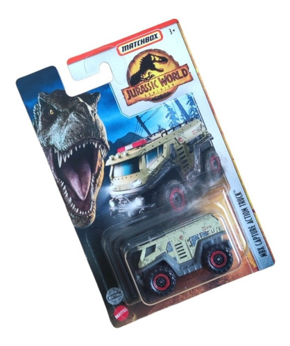 Camión Acción Captura Dinosaurios Matchbox Jurassic World