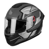 Casco Moto Mt Stinger Hummer  Quality D2 Integral Gris Mate