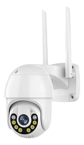 Camara Ptz Ip Wifi Exterior 2mp Icsee H265 Color Blanco