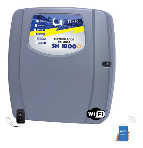 Eletrificador De Cerca E Central De Alarme Wifi Sh1800w