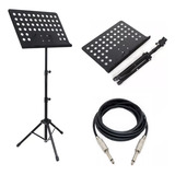 Estante Para Partitura Smart Sm009 Lt Preta