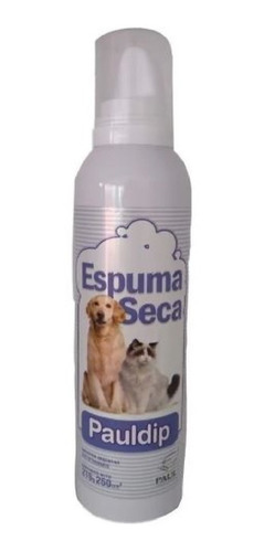 Shampoo Espuma Seca Pauldip Perros Gatos Cachorros 40% Off!!