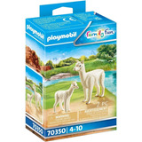 Playmobil Family Fun - Familia De Llamas Zoologico 70350