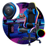 Silla Gamer Sillon Pc Escritorio Oficina Racing Led Rgb