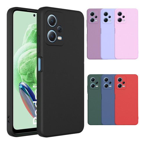 Capa Capinha Para Xiaomi Redmi Note 12 5g Silicone Aveludado