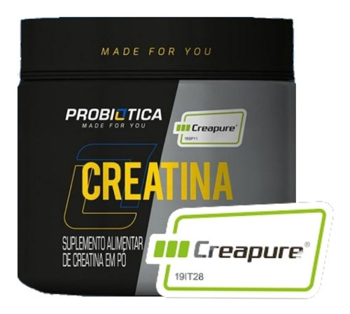 Creatina Creapure 150g Probiotica Sem Sabor