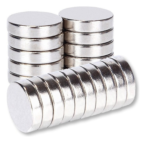 50pcs. Imã Super Forte 12x3 Redondo Pastilha 12mm X 3mm N35