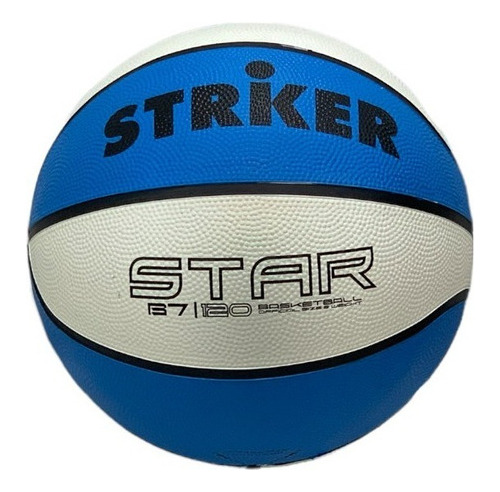 Pelota Basket N7 Striker Bicolor 6127azl Empo2000 Color Celeste/blanco