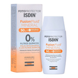 Fotoprotector Isdin Fusion Fluido Spf 50+ Mineral Protector Solar Piel Sensible