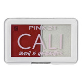Paleta Duo Rubor + Iluminador Cali Blush Pink 21 Original