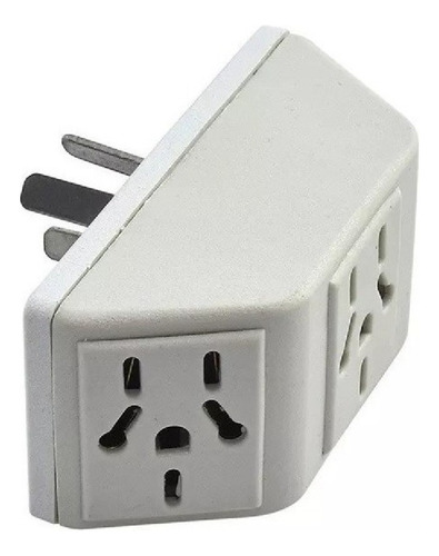 Adaptador Triple Enchufe Multinorma - Envios Full