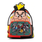 Mini Mochila Loungefly Disney Reina De Corazones - Queen Of Hearts Color Rojo