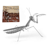 Rompecabezas 3d Metálico Mantis Religiosa Insecto 