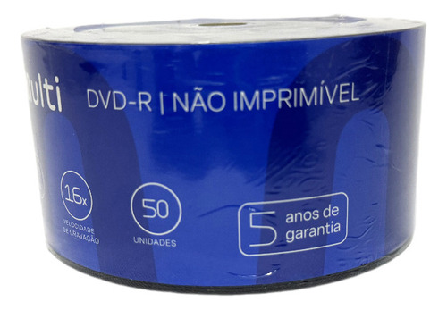 400 Unidades Dvd-r Multilaser Logo 4.7gb 120 Minutos 16x