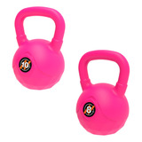 Set De 2 Pesas Rusas 8 Kg + 10 Kg Kettlebell